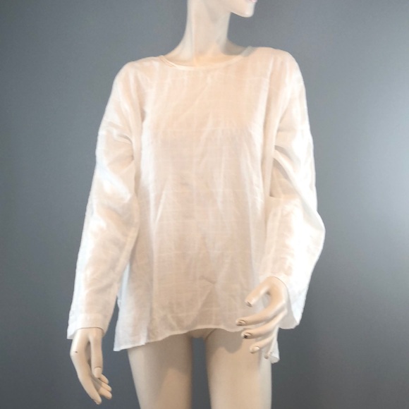 Vince Tops - NWOT Vince White Long Sleeve Blouse Size Small